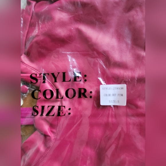 Jealous Tomato Pink Belted Top with Lining & Zippered Back - Picture 15 of 16